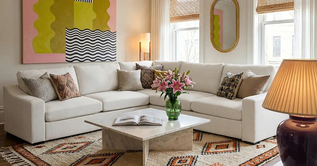 Modern living room ABCASA Cove Sofa