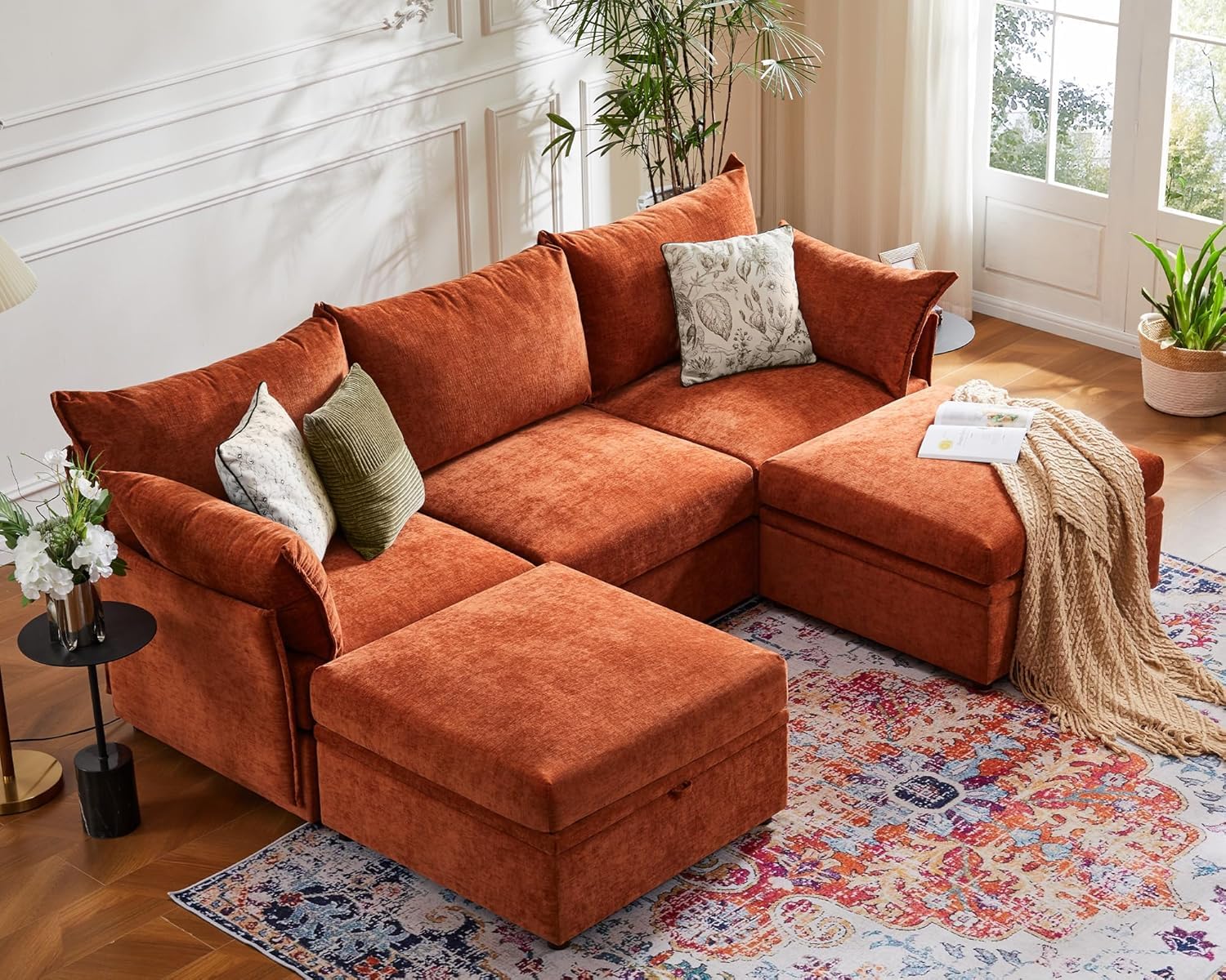 Build Your Own – Huddle Chenille Modular Sectional Sofa