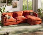 Cloud Modular 4-Piece Sofa with Ottoman (113")