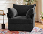 Huddle Chenille Accent Chair with Storage