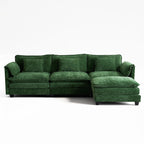 Cloud Modular 4-Piece Sofa with Ottoman (113")