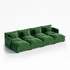 Cloud Modular 8-Piece Sofa with Ottomans (150")