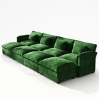Cloud Modular 8-Piece Sofa with Ottomans (150")