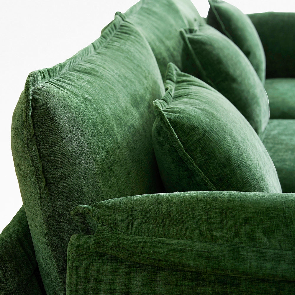 Cloud Modular 6-Piece Sofa with Ottomans (113")