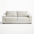 Cove 3-Seater Sofa, front view in Frost White