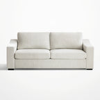 Cove 3-Seater Sofa, front view in Frost White