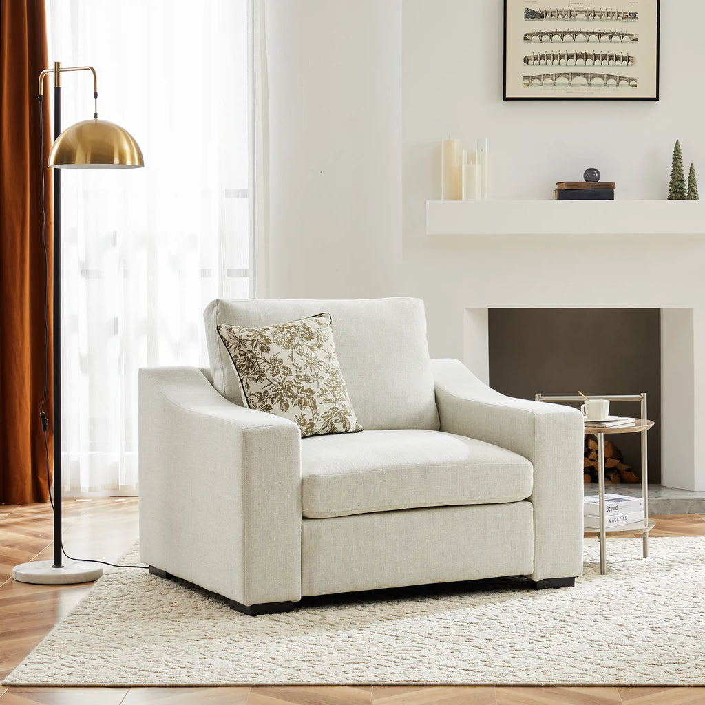 Cove Oversized Slope Arm Accent Chair