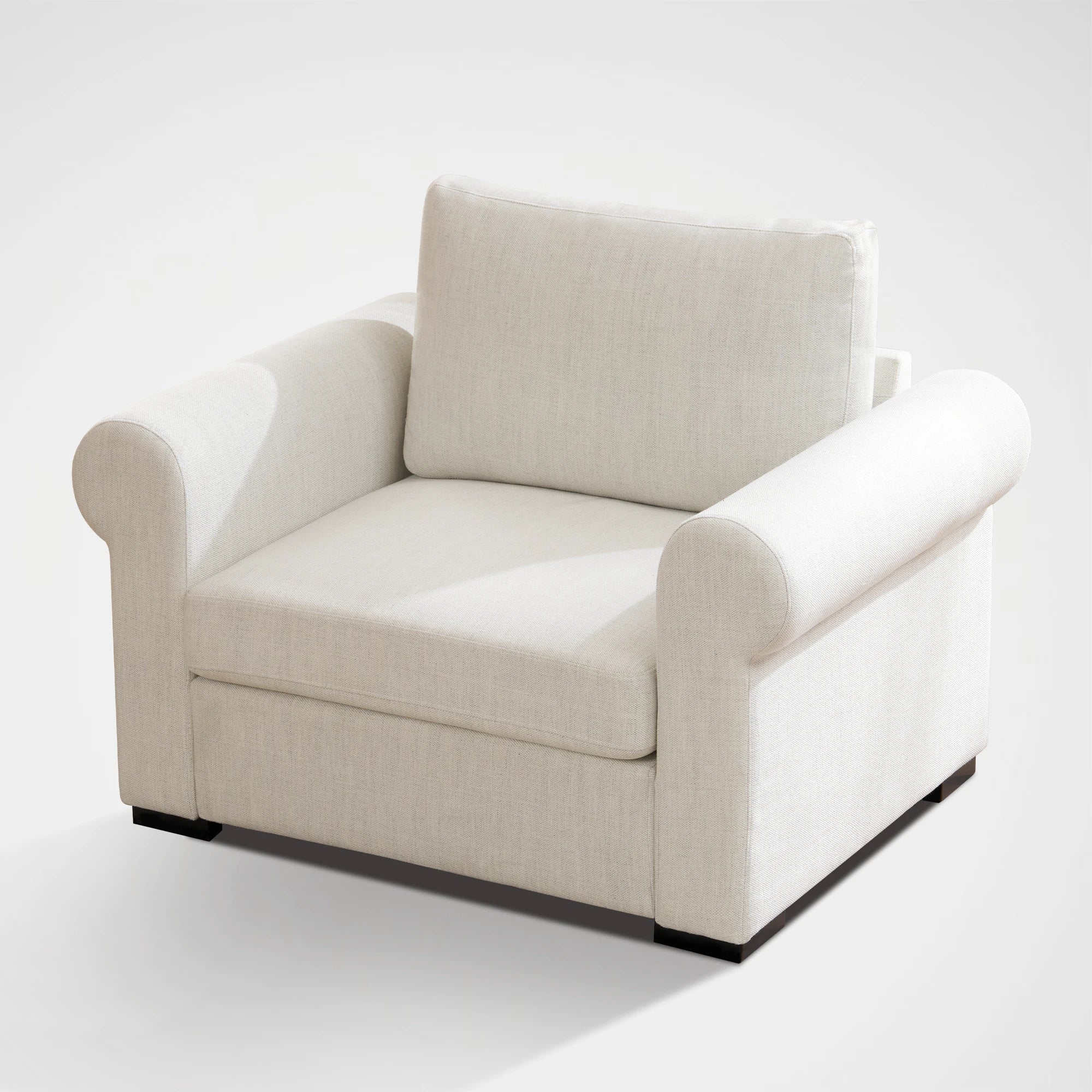 Cove Oversized Rolled Arm Chair