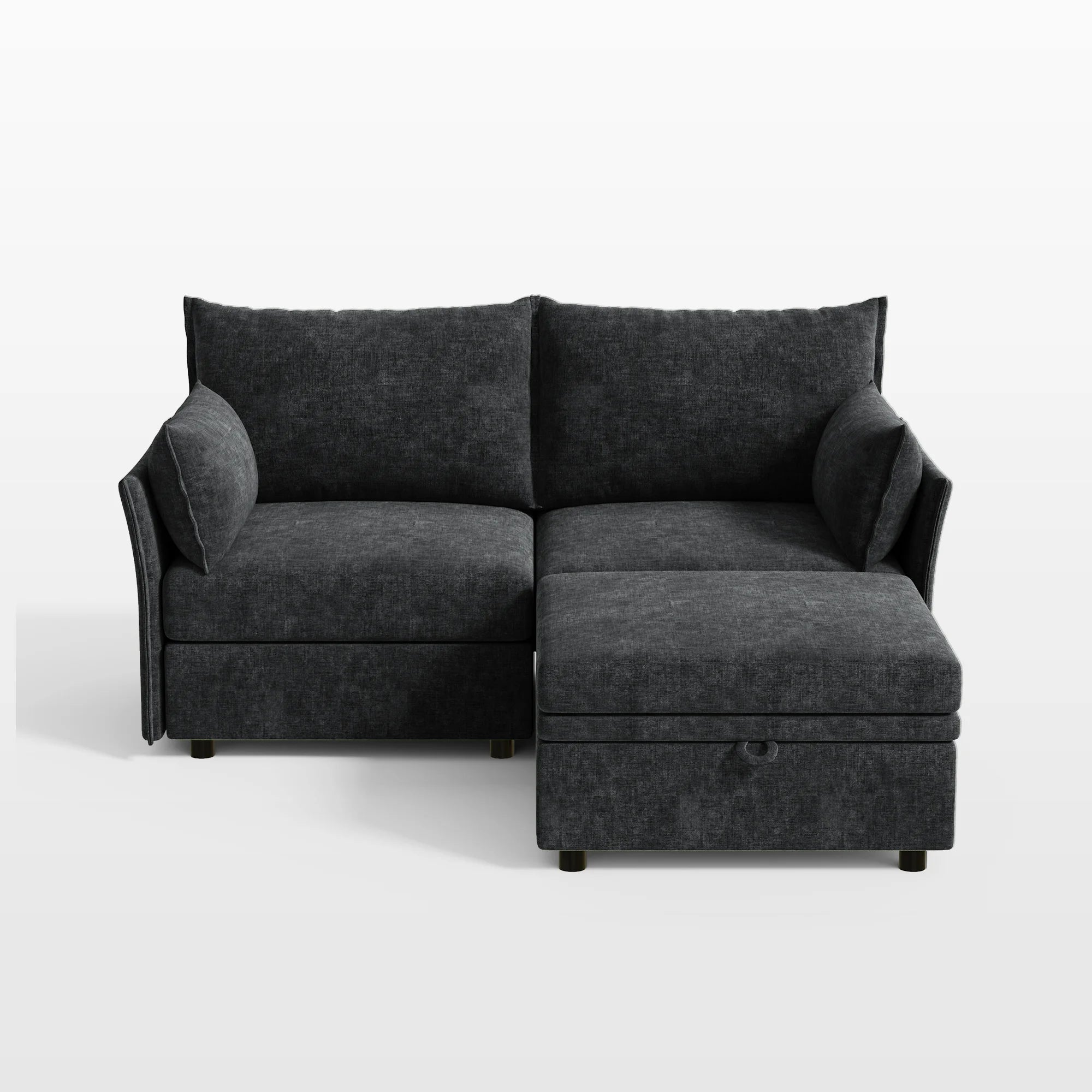 Huddle Modular 3-Piece Sofa with Ottoman (71")