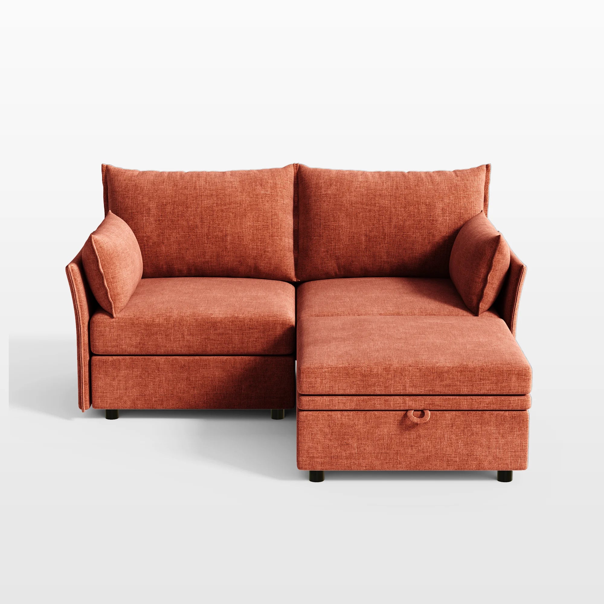 Huddle Modular 3-Piece Sofa with Ottoman (71")