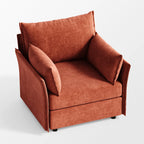 Huddle Chenille Accent Chair with Storage