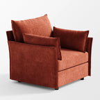 Huddle Chenille Accent Chair with Storage