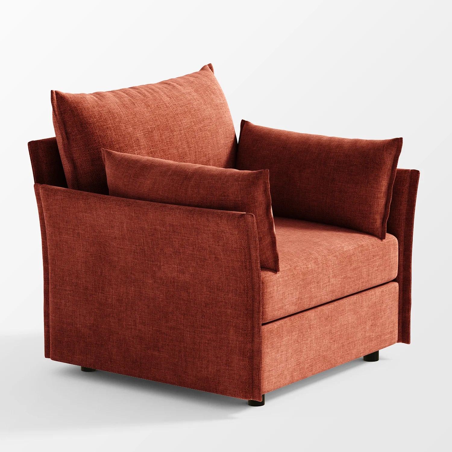 Huddle Chenille Accent Chair with Storage
