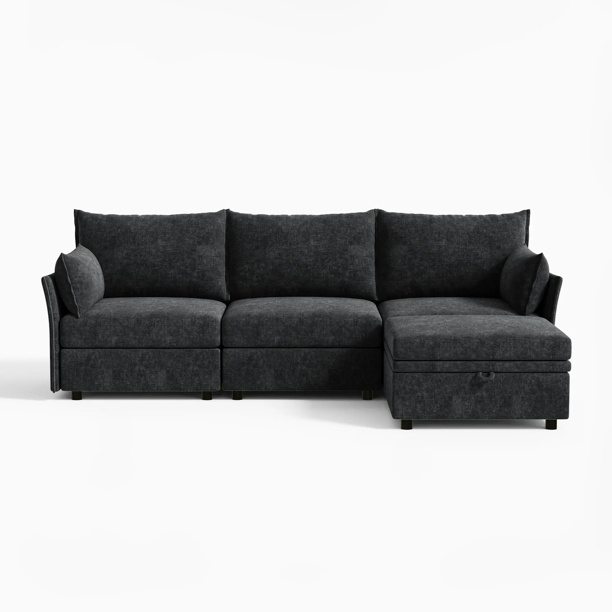 Huddle Modular 4-Piece Sofa with Ottoman (103")