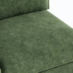 Detailed view of the Huddle seat module showing the textured chenille.