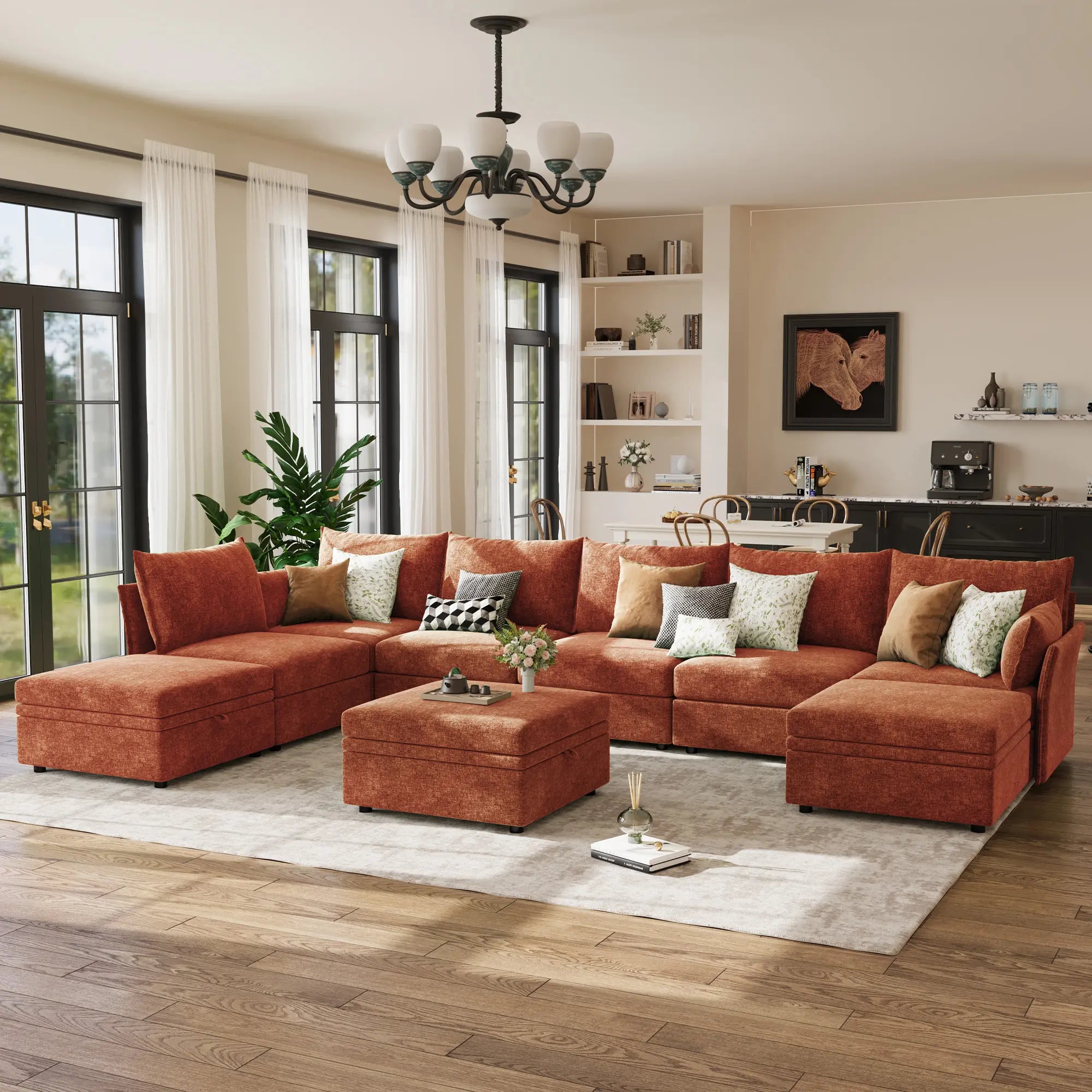 Build Your Own – Huddle Chenille Modular Sectional Sofa