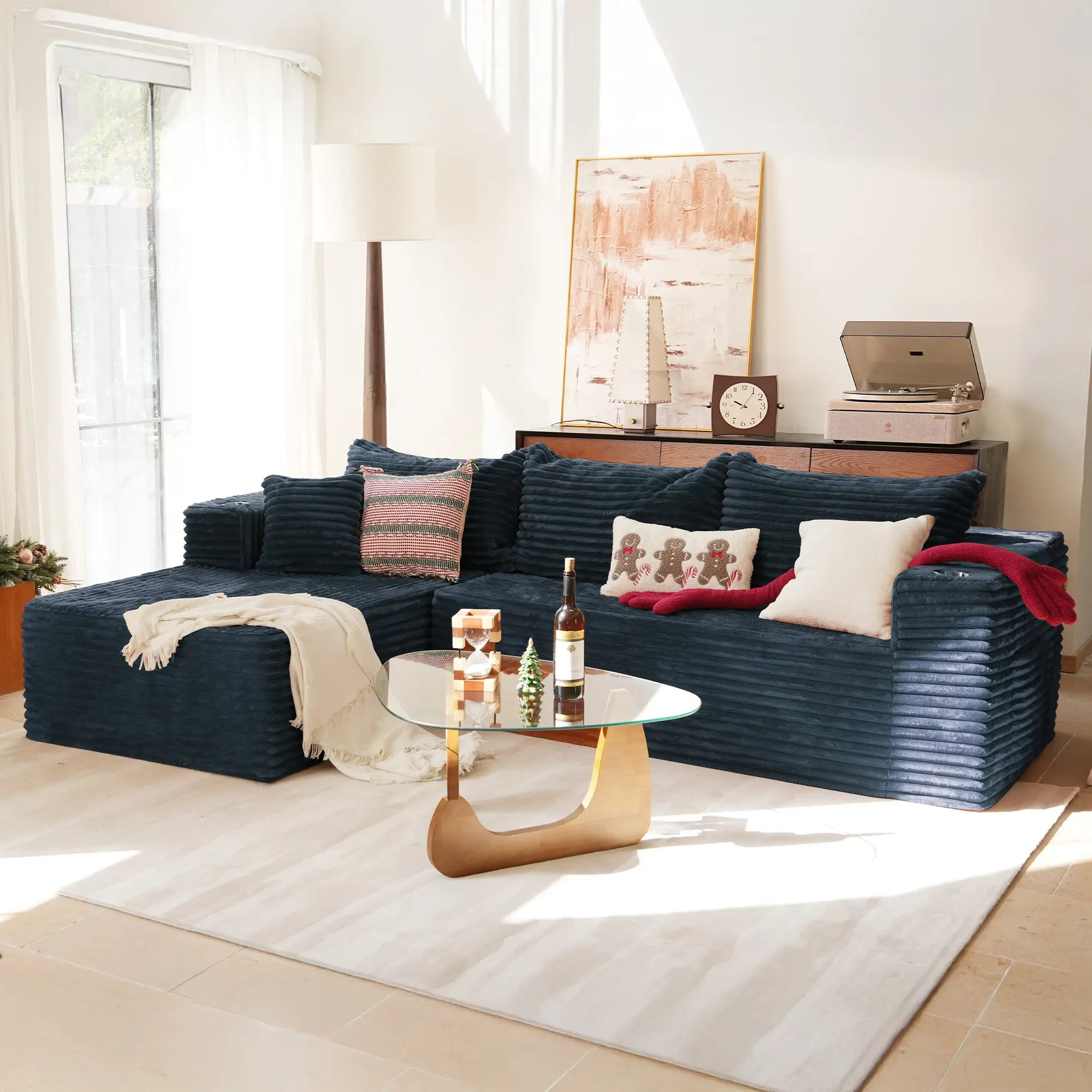 Melo Boneless 2-Piece Chaise Sectional (108")