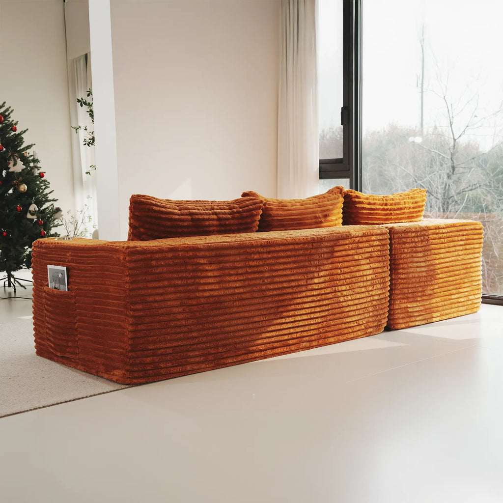 Melo Boneless 2-Piece Chaise Sectional (108")