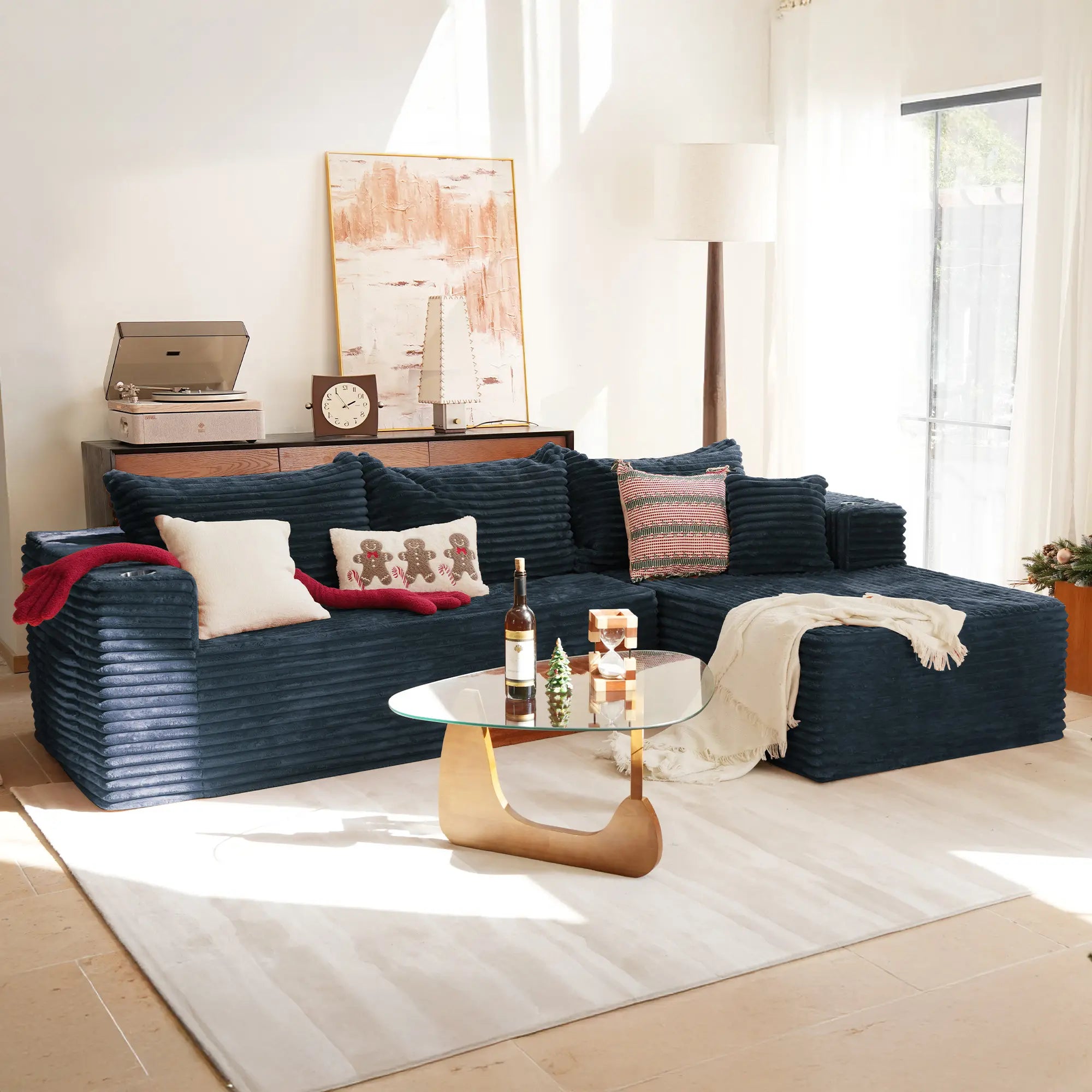 Melo Boneless 2-Piece Chaise Sectional (108")