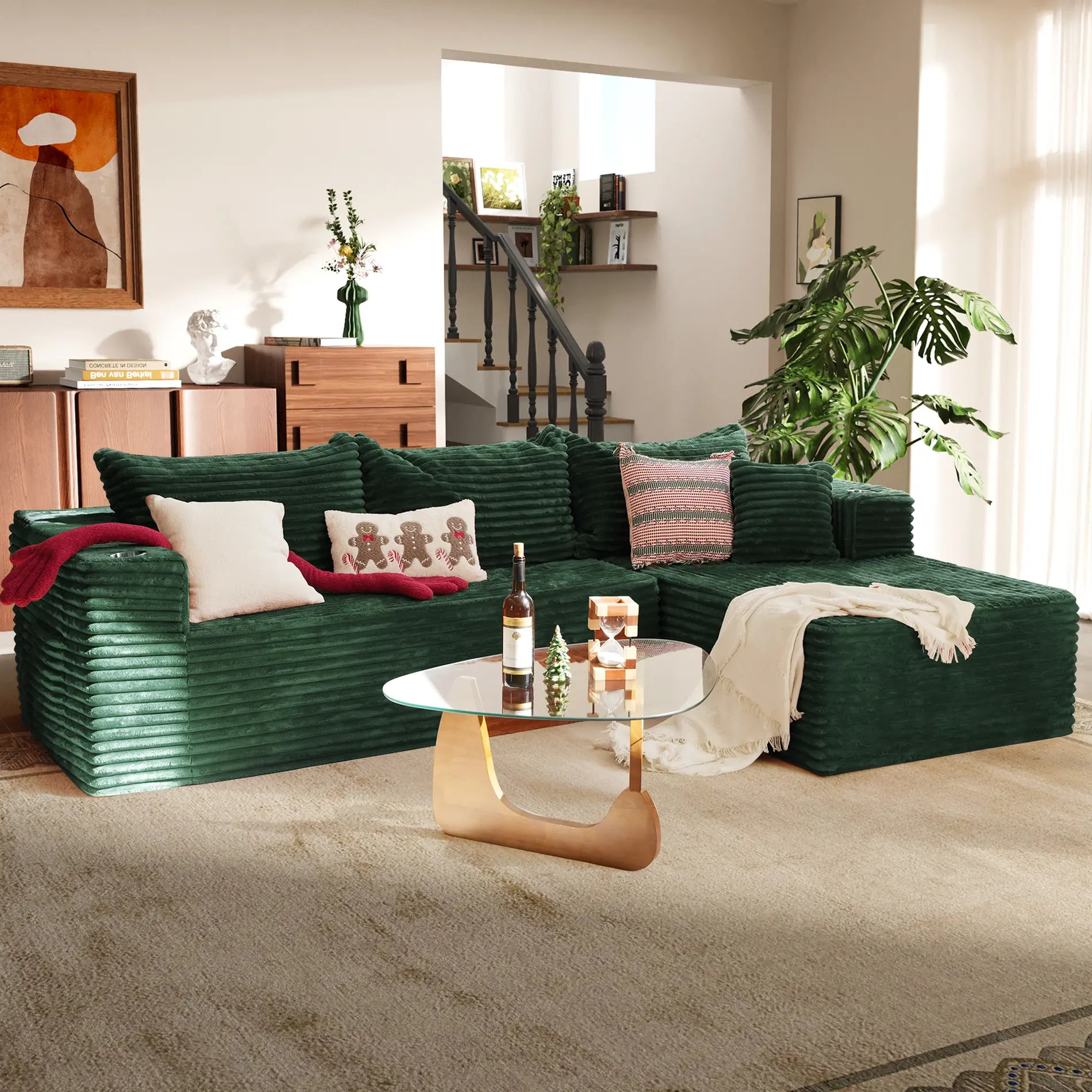 Melo Boneless 2-Piece Chaise Sectional (108")