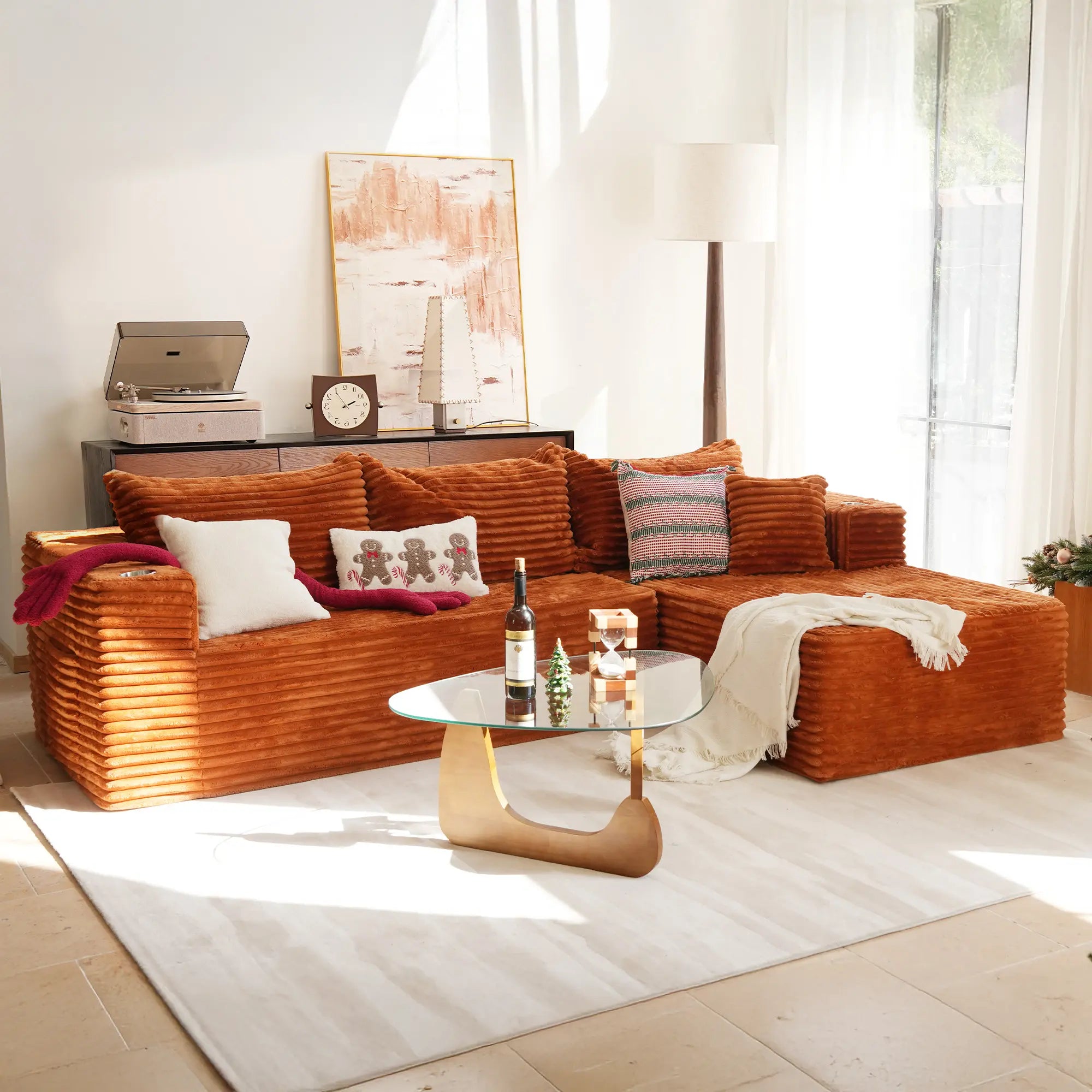 Melo Boneless 2-Piece Chaise Sectional (108")