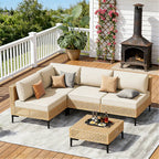 Build Your Own – Outdoor Boho Wicker Modular Sectional