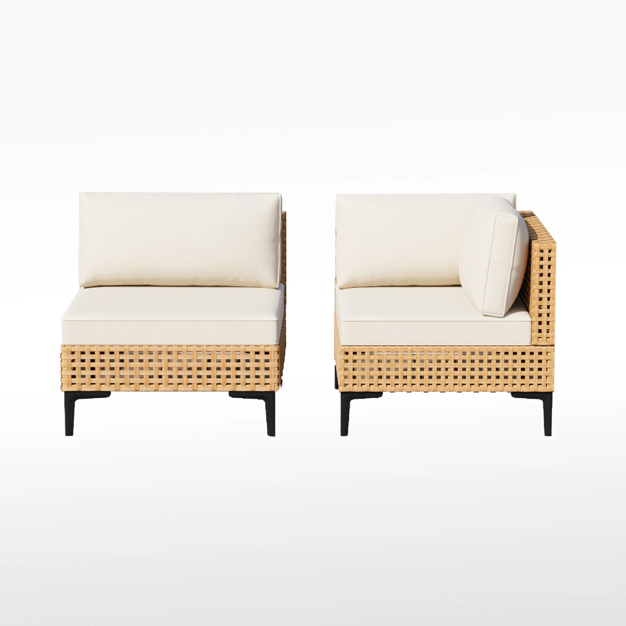 Build Your Own – Outdoor Boho Wicker Modular Sectional