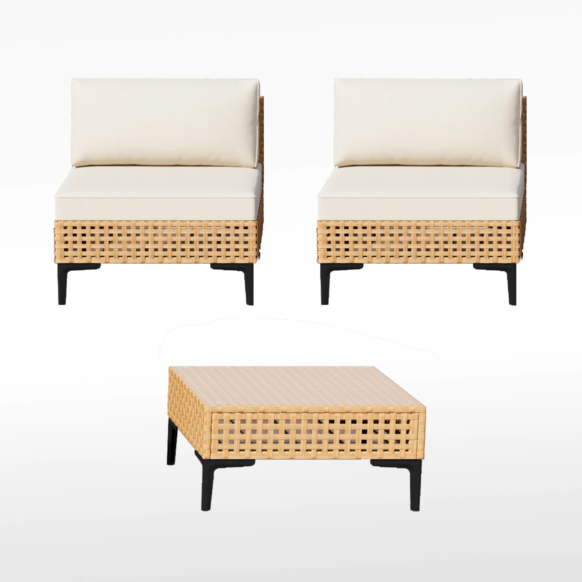 Build Your Own – Outdoor Boho Wicker Modular Sectional