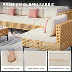 Build Your Own – Outdoor Boho Wicker Modular Sectional
