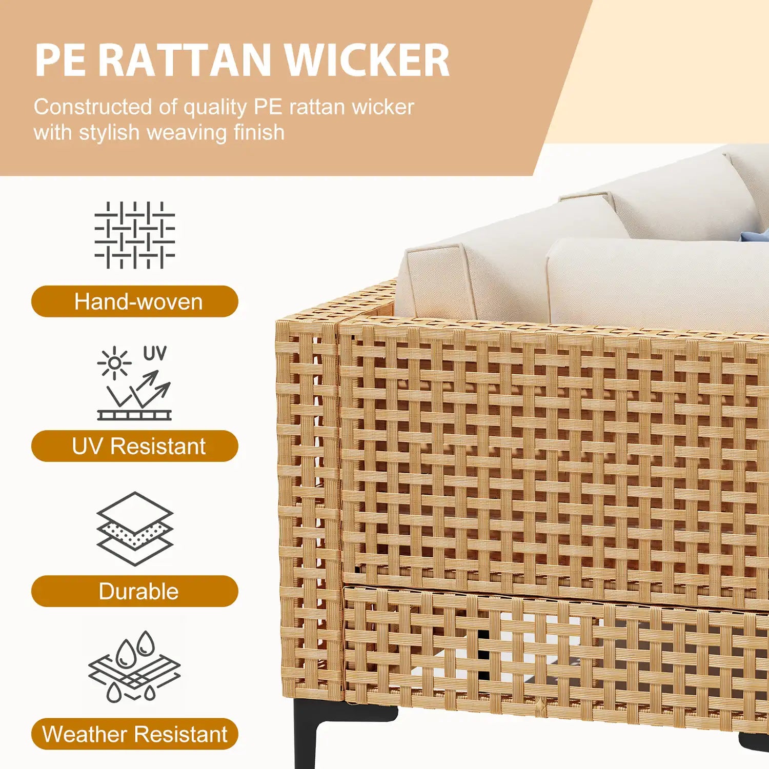 Build Your Own – Outdoor Boho Wicker Modular Sectional