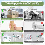 Comparison chart showing the superior craftsmanship and durable wood materials of the ABCASA greenhouse.