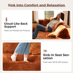 Melo Boneless 2-Piece Chaise Sectional (108")