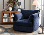 Huddle Chenille Accent Chair with Storage