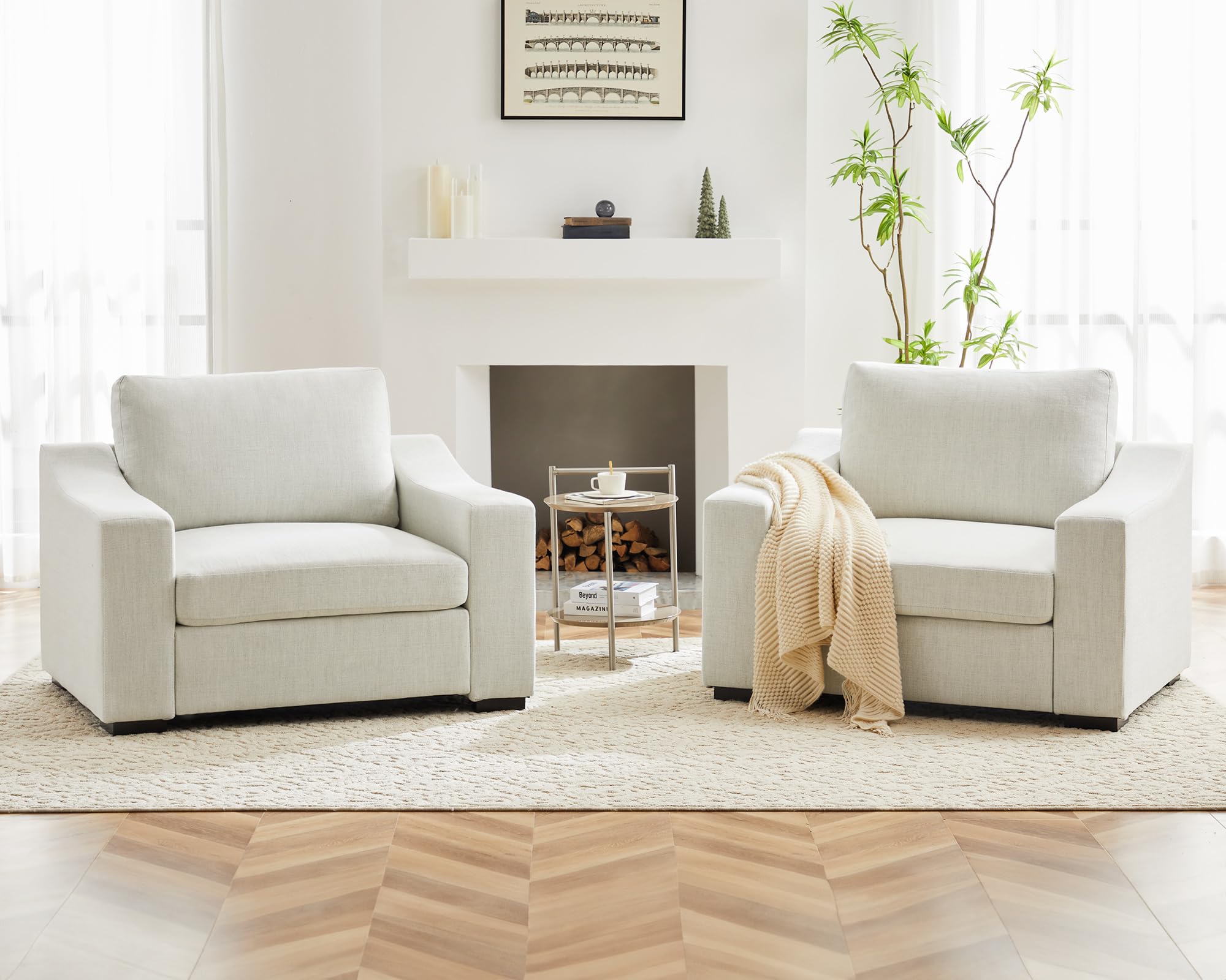 Cove Oversized Slope Arm Chair