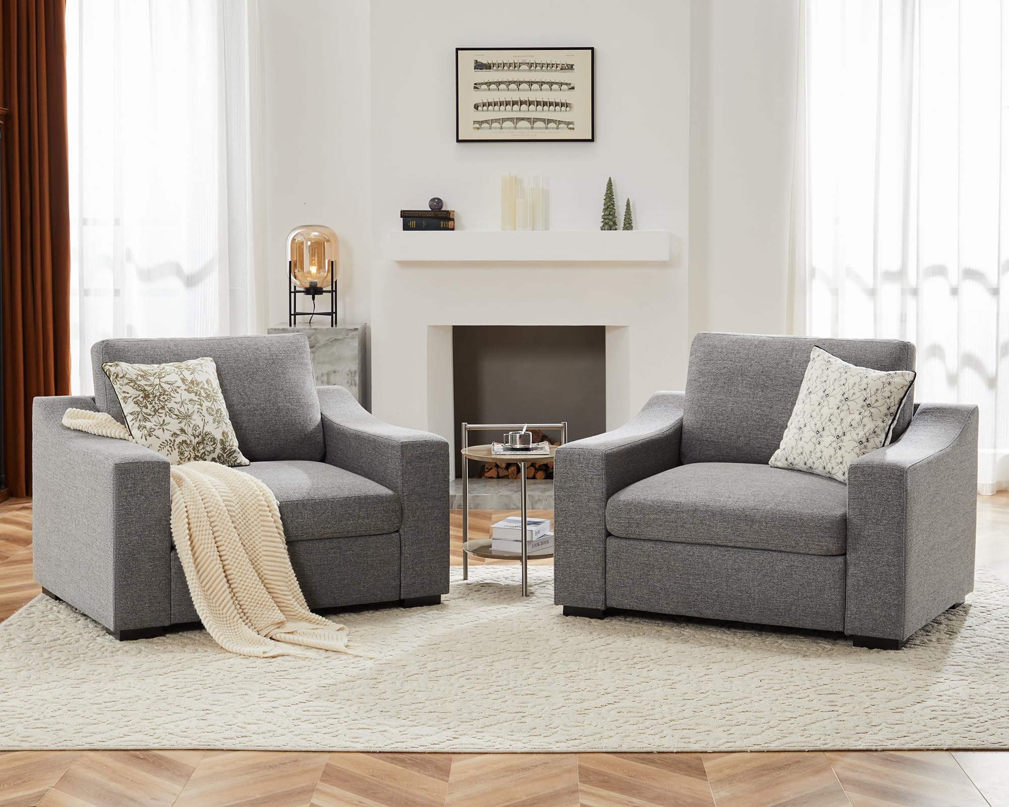 Cove Oversized Slope Arm Chair