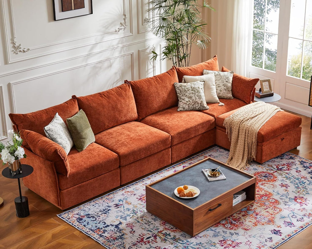 Build Your Own – Huddle Chenille Modular Sectional Sofa