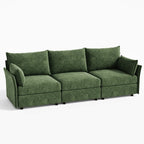 Huddle Modular 3-Piece Chenille Sofa (103")