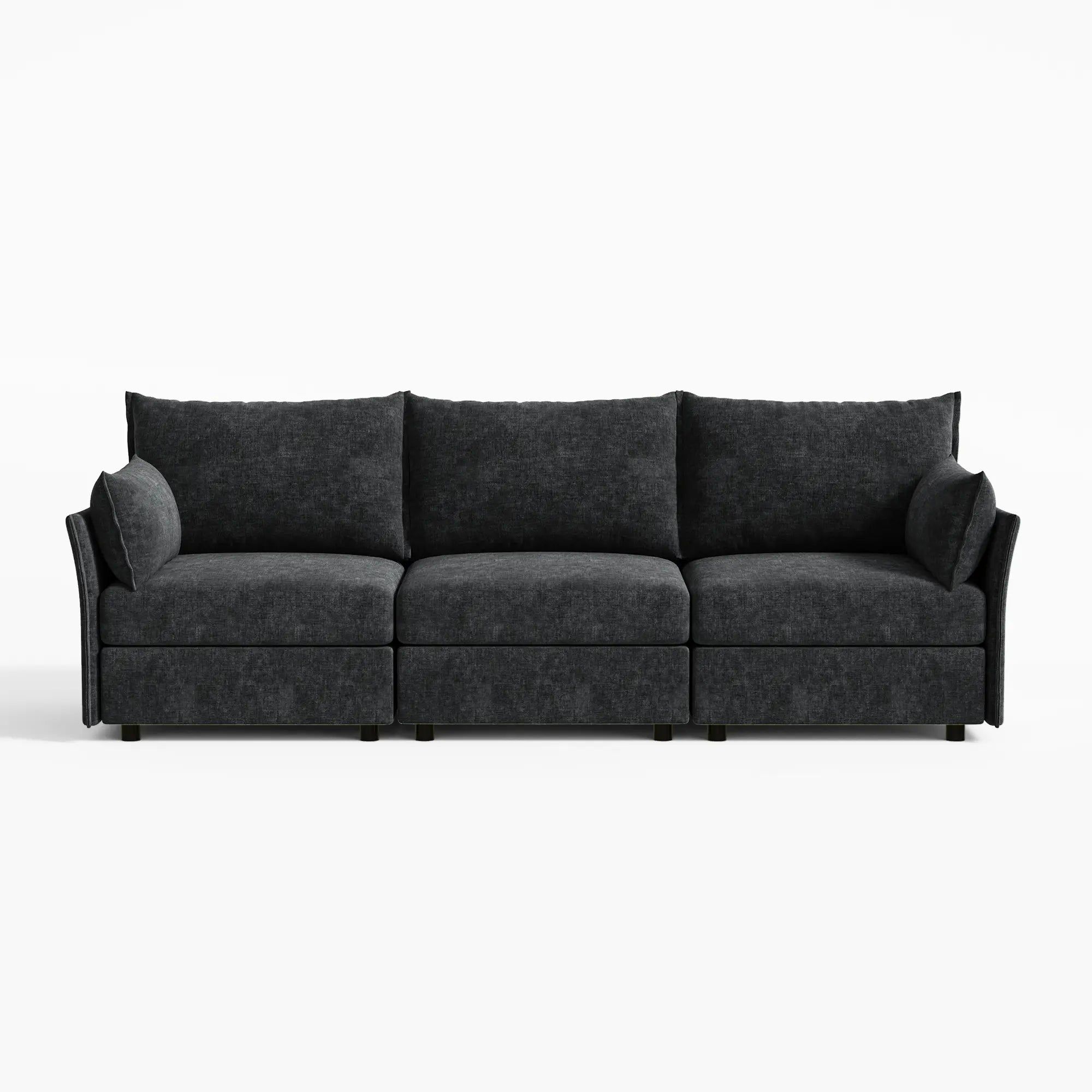 Huddle Modular 3-Piece Chenille Sofa (103")