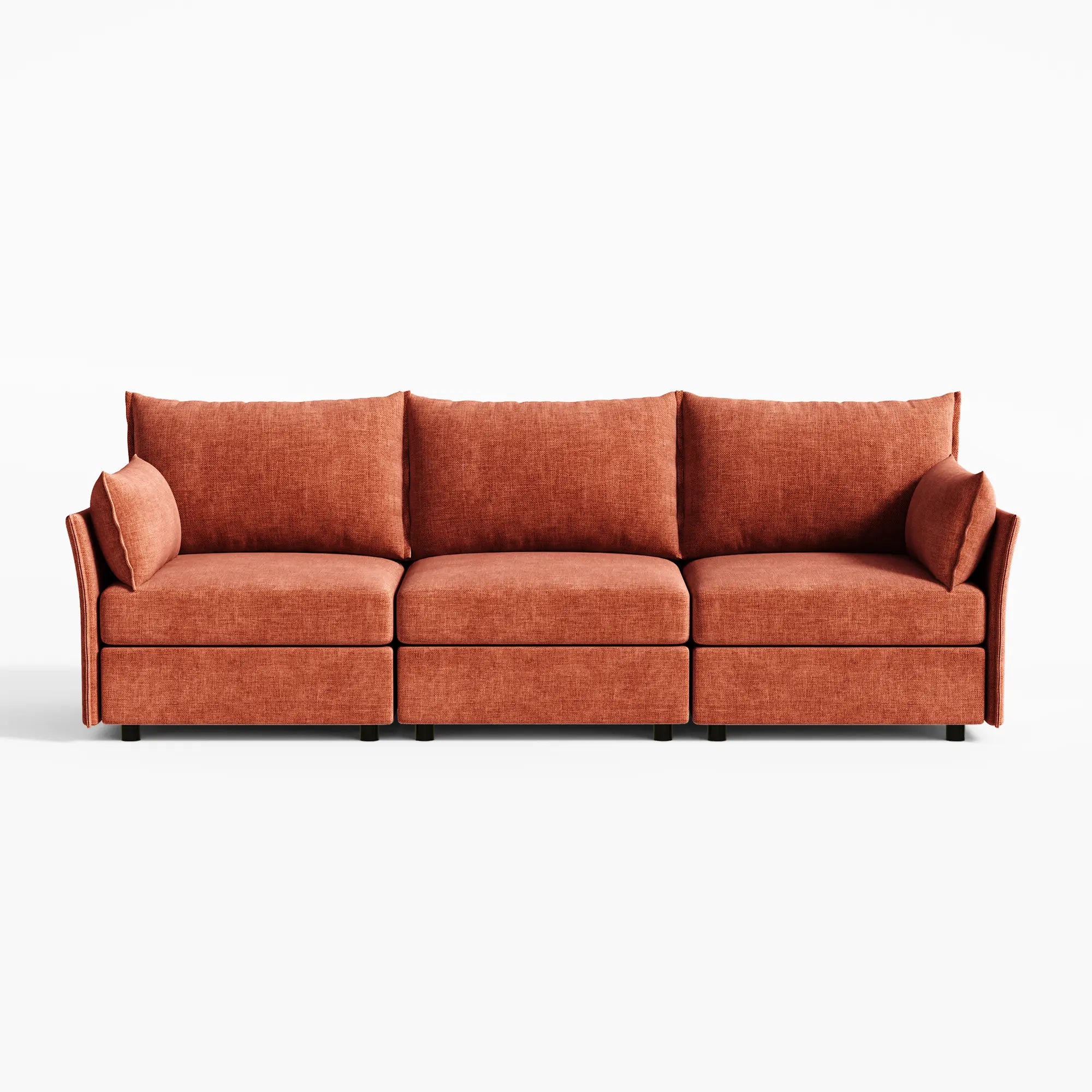 Huddle Modular 3-Piece Chenille Sofa (103")