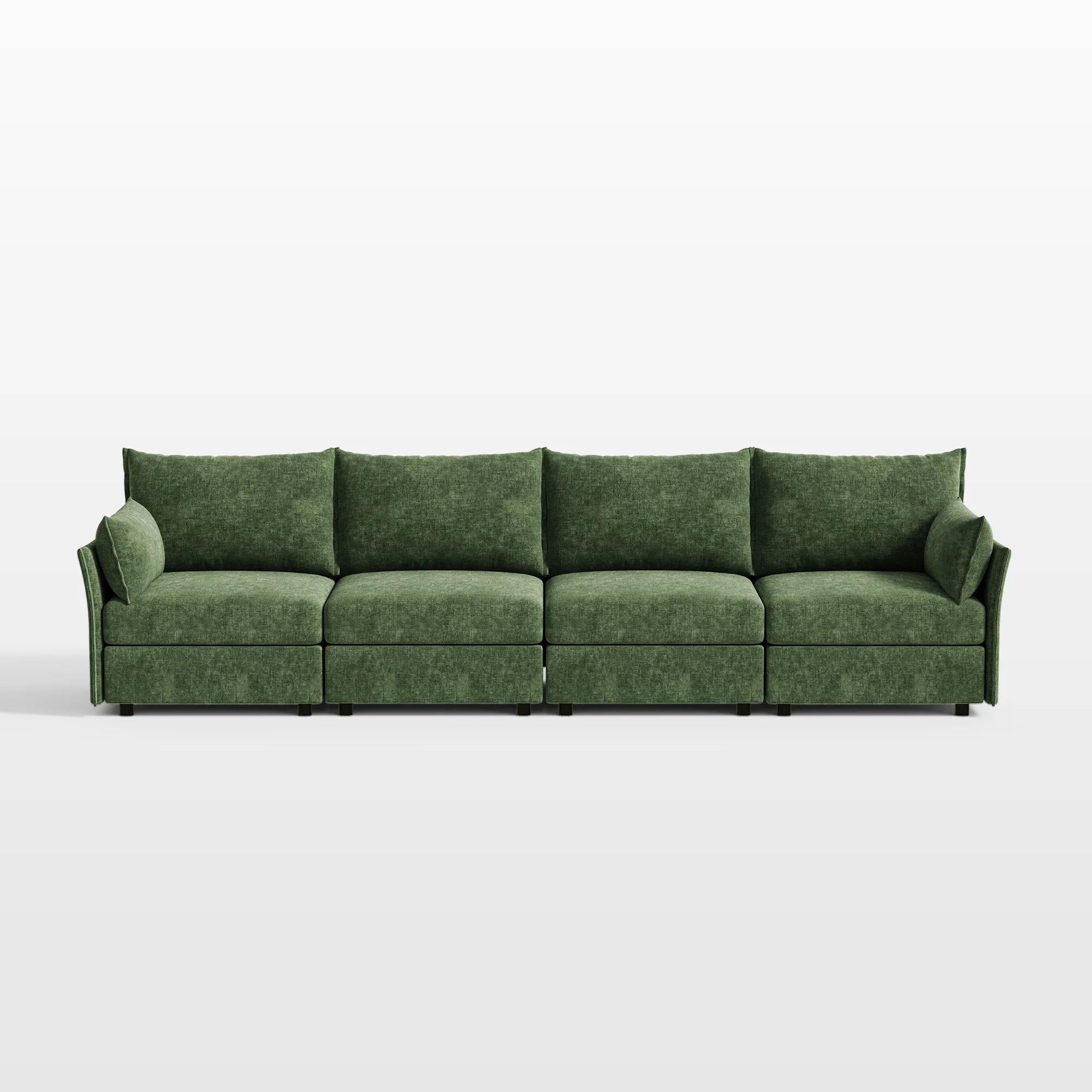Huddle Modular 4-Piece Chenille Sofa (135")