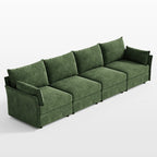 Huddle Modular 4-Piece Chenille Sofa (135")