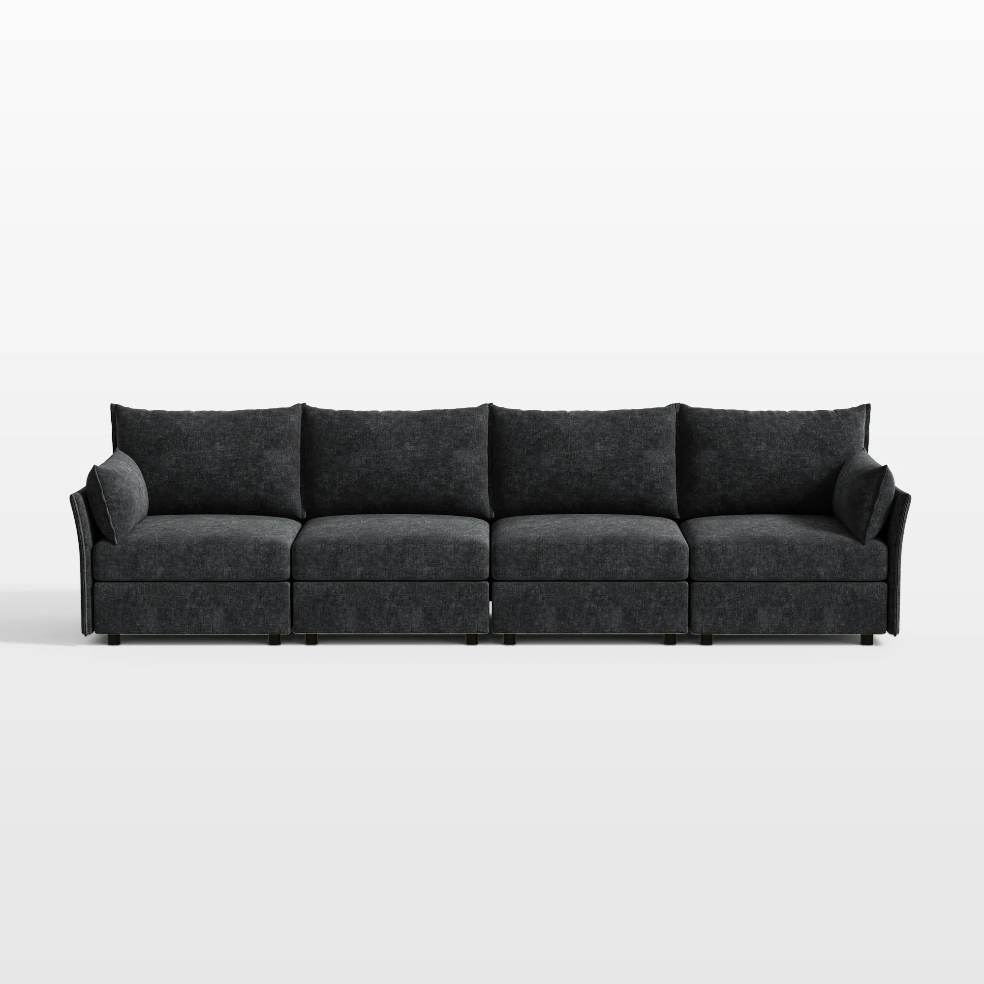Huddle Modular 4-Piece Chenille Sofa (135")