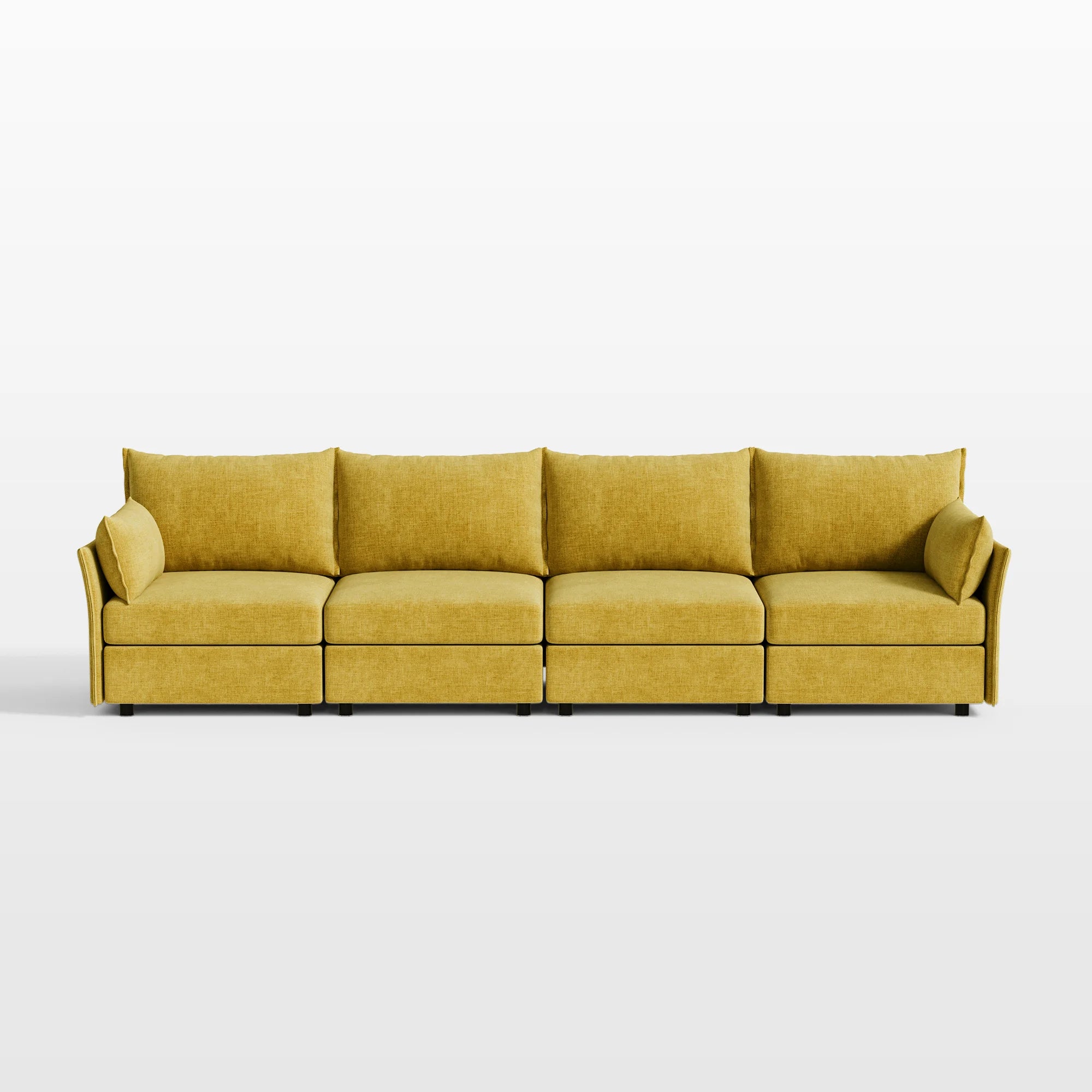 Huddle Modular 4-Piece Chenille Sofa (135")