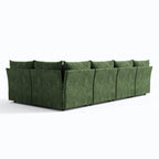 Huddle Modular 6-Piece L-Shaped Sectional Sofa (136-167")