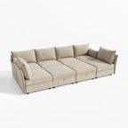 Huddle Modular 8‑Piece Sofa with Ottomans (102-197")